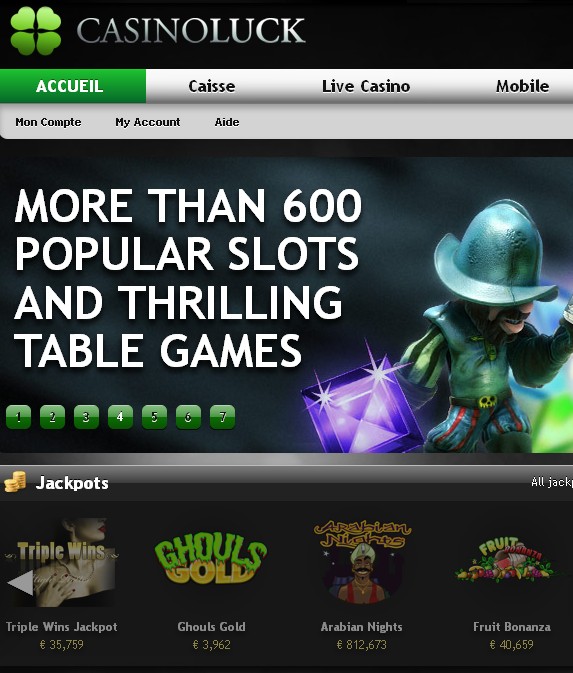 Casino Luck, un des meilleurs live casino