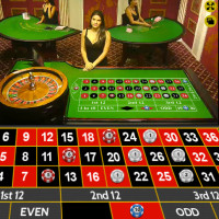 Exemple de table de roulette en ligne du logiciel Ezugi