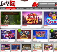 Machines à sous sur Lucky31 Casino Machines à sous sur Lucky31 Casino