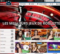 Croupiers en direct sur le site Winbiz Casino