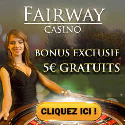 Bonus 5 euros Fairway Casino