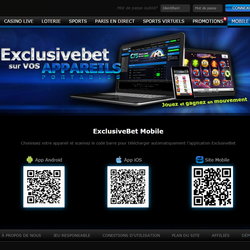 Casino mobile Exclusivebet