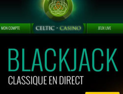 Celtic Casino: tournoi de Blackjack en ligne