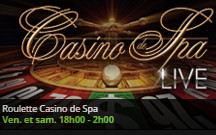 Roulette en lige du Casino Spa sur Casino777
