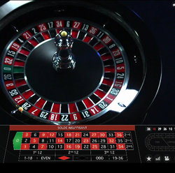 Live roulette evolution gaming sur Casino Extra