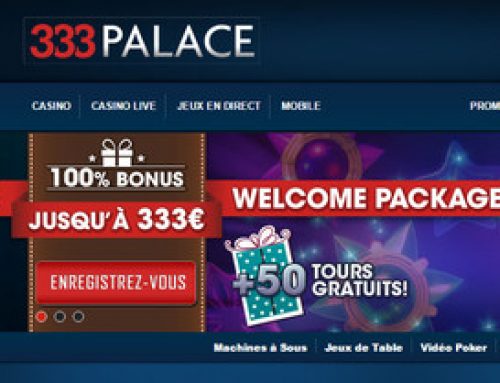 333Palace ferme, jouer sur Exclusivebet Casino