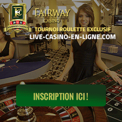 Tournoi roulette en ligne Fairway Casino