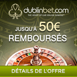 Bonus sans condition de mises sur Dublinbet Casino