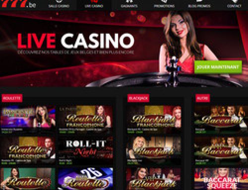 Casino777 délaisse ses tables en live du Casino de Spa