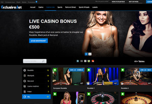 Exclusivebet sur Live Casino en Ligne