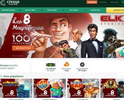 Promotion Cresus Casino sur les machines à sous ELK Studios
