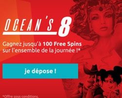 Bonus Monsieur Vegas valable du 8 au 11 mai 2017