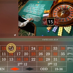 Roulette live du Casino Marriott Hotel Bucarest