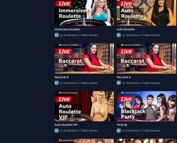 Mbit Casino intègre le jeux live Evolution Gaming