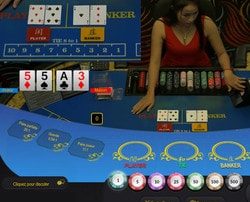 Baccarat en ligne en direct du Queenco Casino