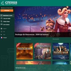 Cresus Casino et sa nouvelle charte graphique Cresus Casino et sa nouvelle charte graphique