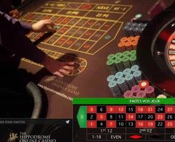 Live Roulette en direct du Hippodrome Casino de Londres