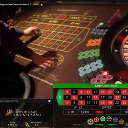 Live Roulette en direct du Hippodrome Casino de Londres