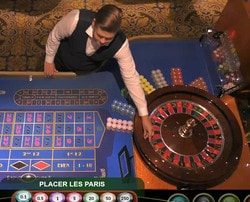 Live roulette Ezugi en direct du Royal Casino Riga