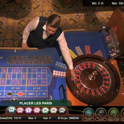 Live roulette Ezugi en direct du Royal Casino Riga