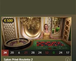 Roulette Salon Privé disponible sur Lucky31 Casino