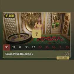 Salon VIP pour jouer a la roulette en ligne en direct