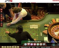 Roulette Ezugi retransmise en direct du Palace Casino de Bucarest