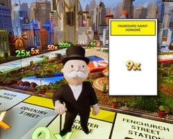 Gains bonus sur Monopoly Live
