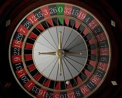 Un croupier de roulette du casino des Sables-d’Olonne utilise la technique de la poussette a la roulette