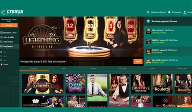 Cresus Casino est un des meilleurs casinos francais avec croupiers en direct Cresus Casino est un des meilleurs casinos francais avec croupiers en direct