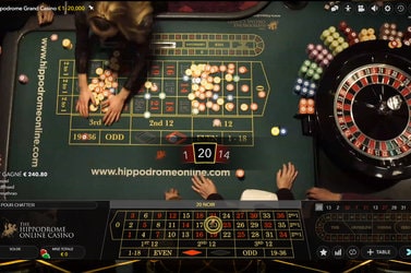 Roulette de casino en direct du Hippodrome de Londres