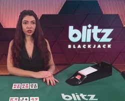 Jeu Blitz Blackjack sur le casino live Fatboss