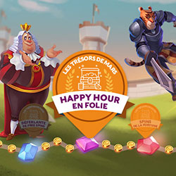 bonus happy hour sur Cresus Casino