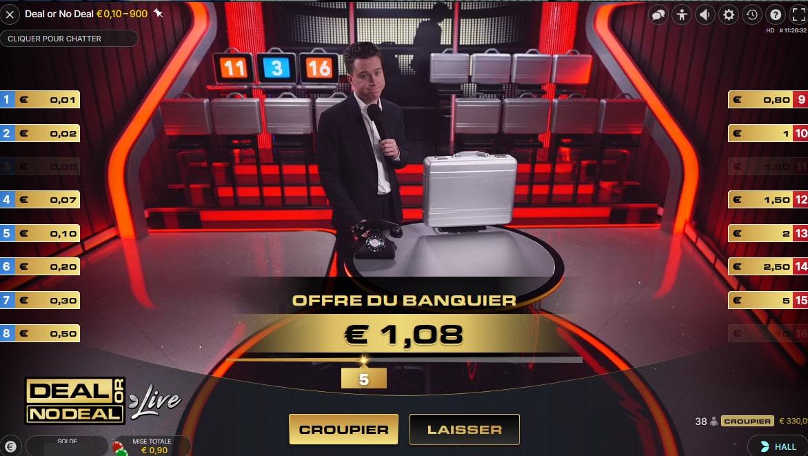 Deal Or No Deal est la version anglaise du jeu A Prendre Ou A Laisser