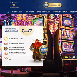 Un joueur décroche un gros jackpot progressif au Casino Vikings de Sanary