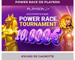 Tournoi de machines a sous Playson sur le casino en ligne Magical Spin