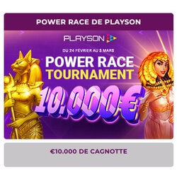 Tournoi de machines a sous Playson sur le casino en ligne Magical Spin