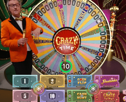 Jeux de Show TV avec croupiers en direct