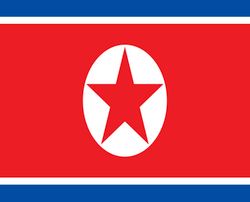 Drapeau de la Corée du Nord